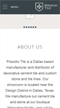 Mobile Screenshot of presidiotile.com